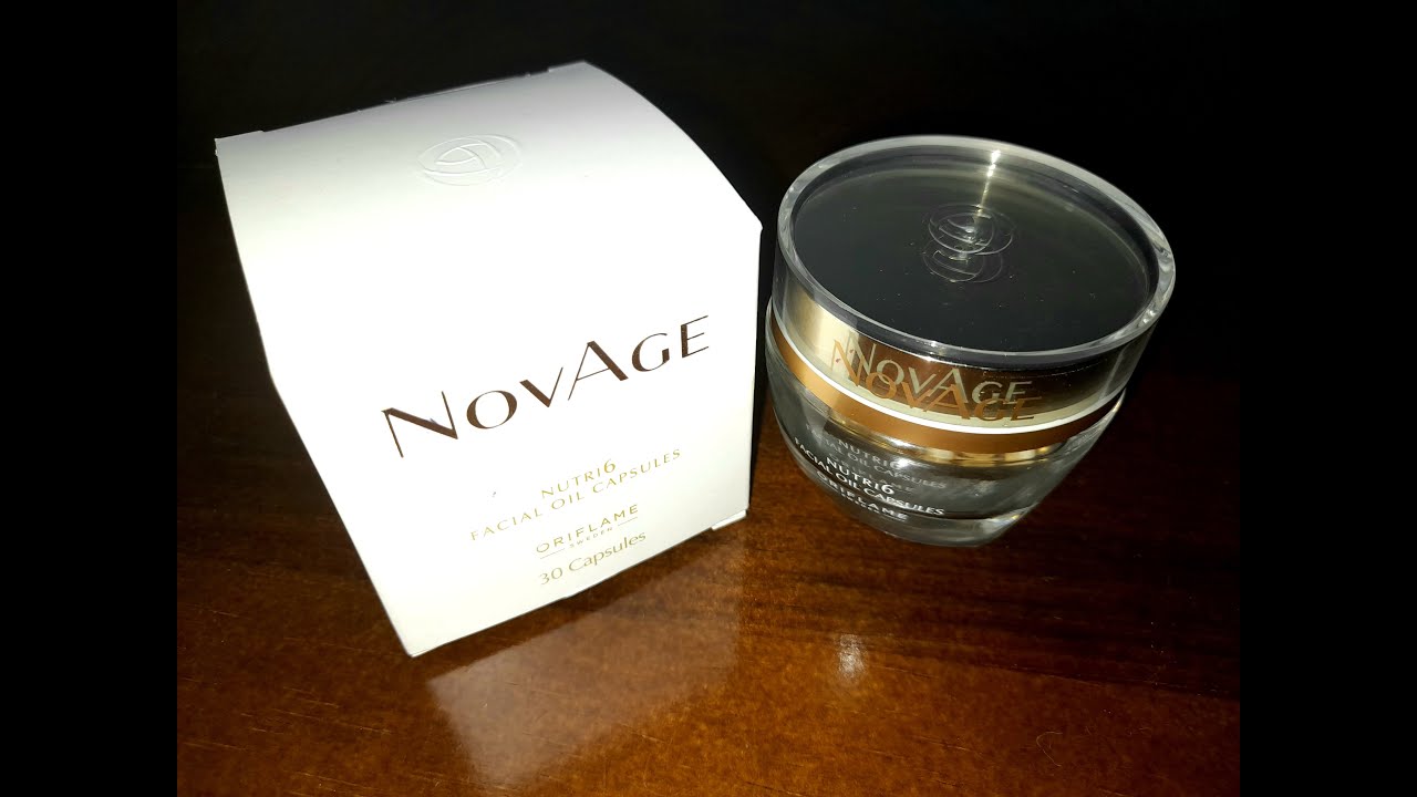 NOVAGE NUTRI6 FACIAL OIL CAPSULES ORIFLAME YouTube