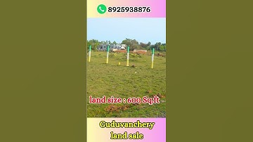 Low Budget Land For Sale In Guduvanchery Nellikuppam | 1Km From Astinapuram Bus Stop #gst #property