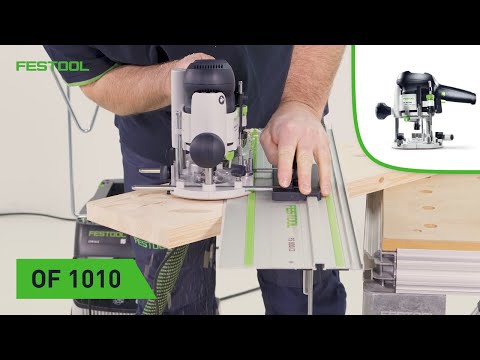 Working with the OF 1010 and guide track (Festool TV)