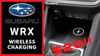 Wireless Charging For Your 2022+ Subaru WRX for $20!