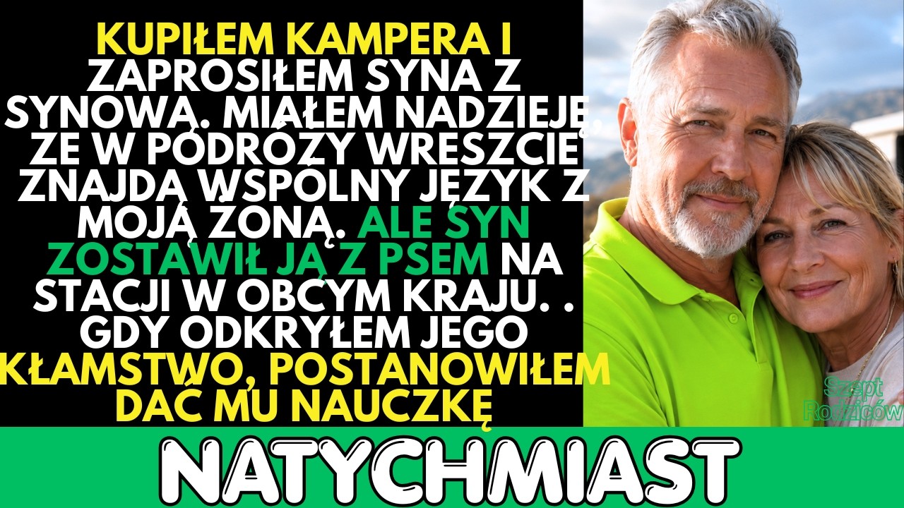 Przemek powiedział: „Teresa dzwoniła. Spotkała polską parę i odjechała z nimi. Prosiła, żebyśmy nie wracali”. Ale w schowku znalazłem jej telefon, portfel i paszport. Trzy razy sprawdzała je przed...
