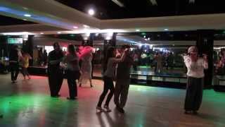 Salsa dance at Athomic Ballroom!