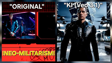 Real Life Night City? Neo-Militarism Trailer (Veo 3 AI) #Cyberpunk2077 #AI #veo3 