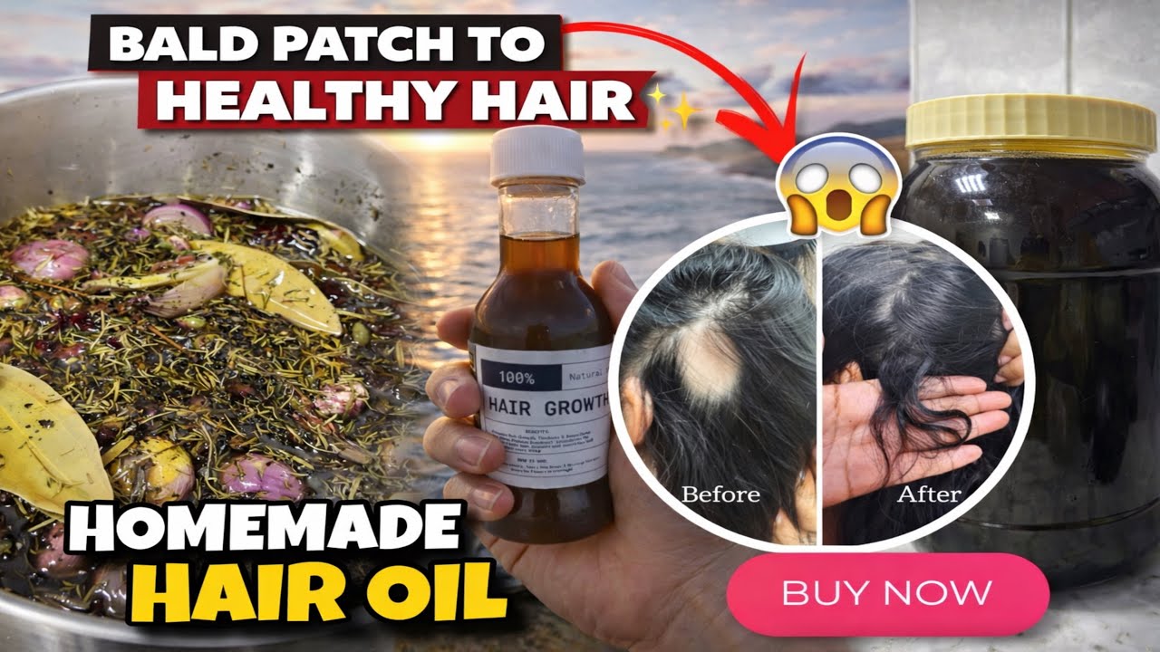 I Tried My Homemade Hair Oil & The Results Shocked Me 😍 | Order Now 
