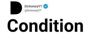 Condition Antonyms | Opposite Words 