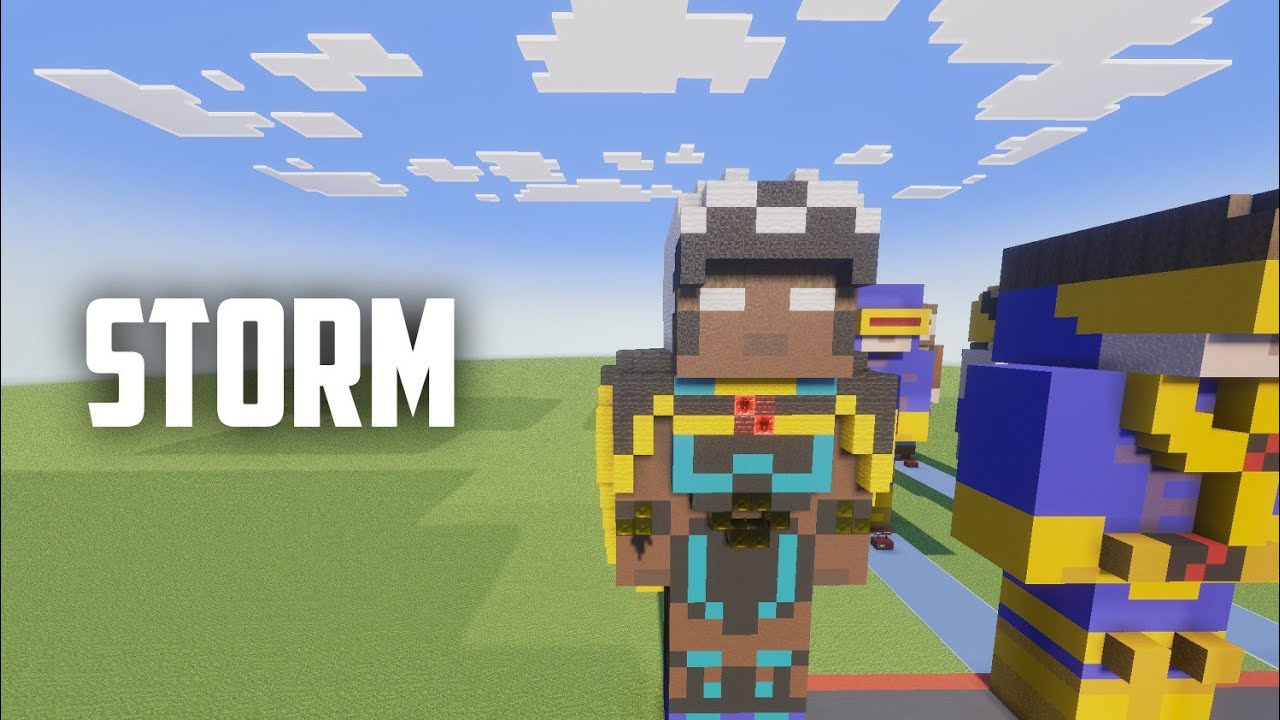 Minecraft Storm (Marvel's X-MEN '97) Statue Tutorial