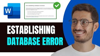 How To Fix Error Establishing Database Connection In Wordpress (2024)
