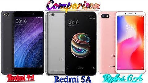 So sánh redmi 4a và redmi 5a