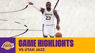 HIGHLIGHTS | LeBron James (20 pts, 12 ast, 4 reb) vs. Utah Jazz