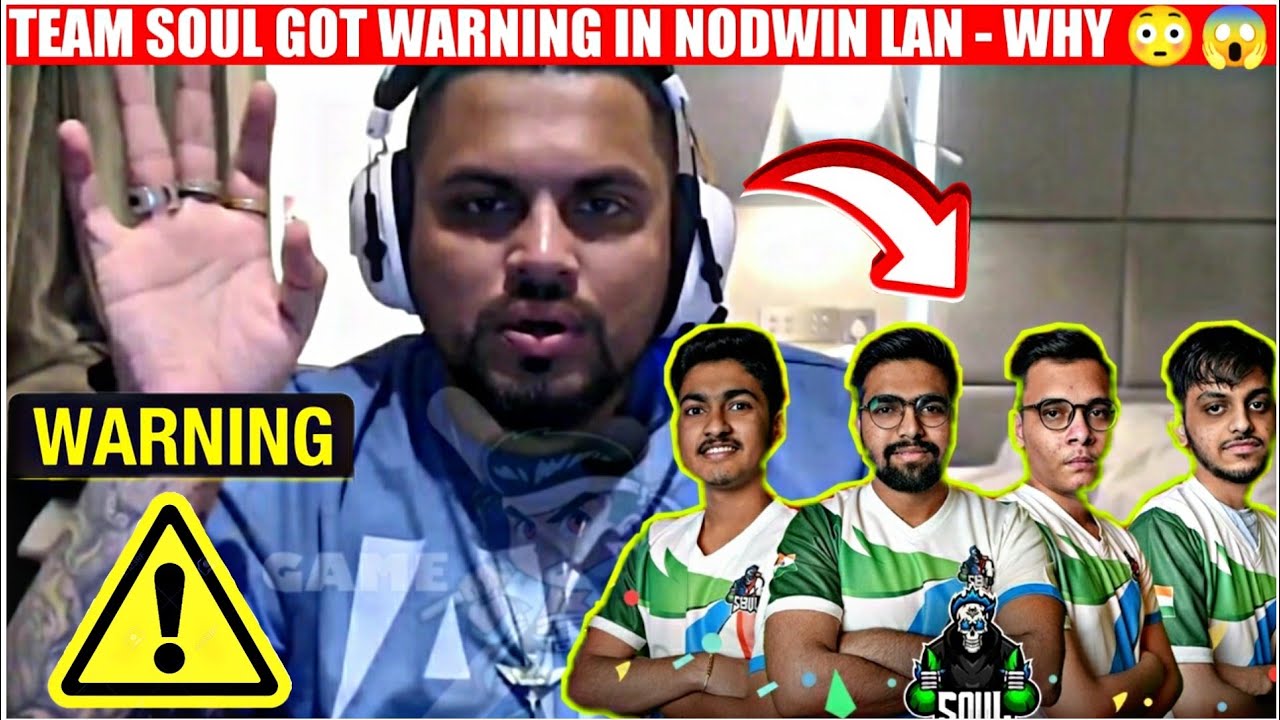 SOUL GOT WARNING FOR USING @ABUSIVE WORD IN LAN 😱 SID EXPLAINED WHAT ...