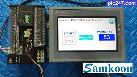 Samkoon HMI & PLC Omron "Communication" Tutorial
