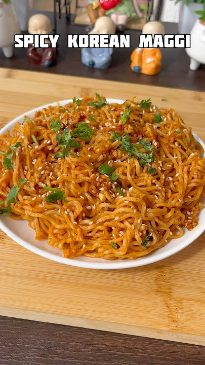 Spicy Korean maggi recipe #shorts #recipe #maggi #noodles #trending #viral #maggirecipe #shortsfeed