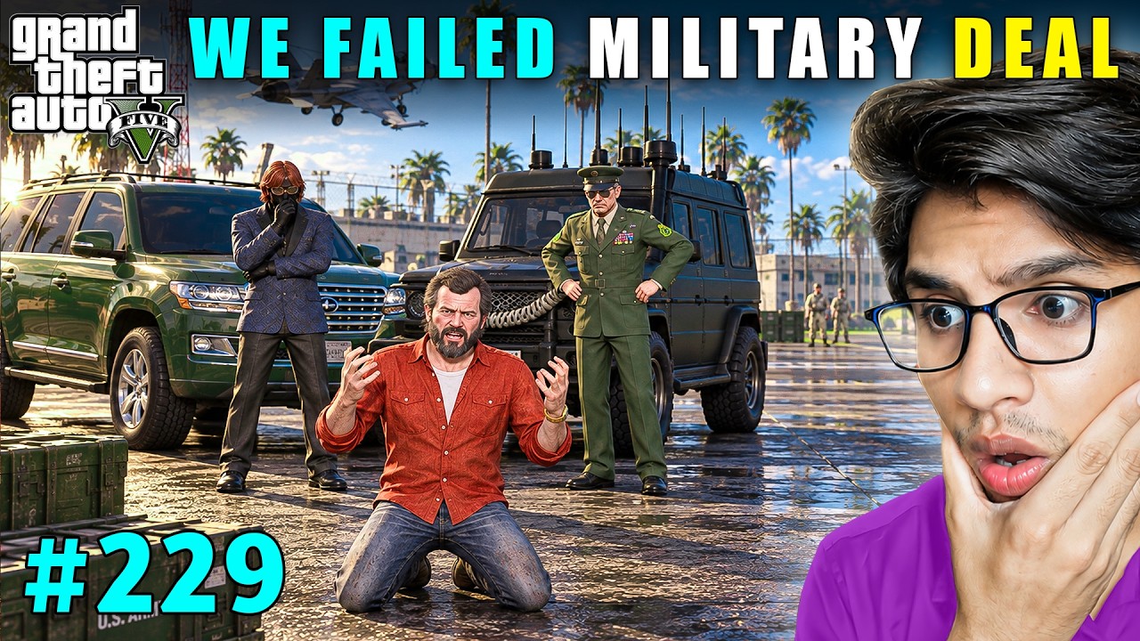 MICHAEL FAILED THE DEAL WITH MILITARY COLONEL | GTA V GAMEPLAY #229
