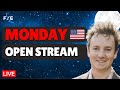 🔴[LIVE] Stock Market Monday Open: Is This Week The TRAP? [SP500, QQQ, TSLA, AAPL]