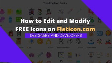 How to Edit and Modify FREE Icons on Flaticon (Designers and Developers)