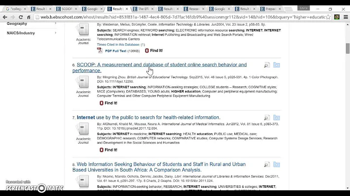 Final Digital Search Story