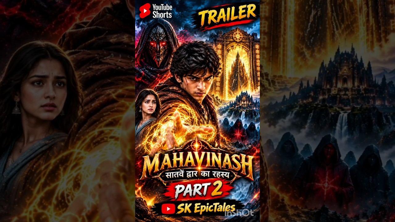 🔥 MAHAVINASH PART 2 😈 सातवें द्वार का रहस्य | Official Trailer #Shorts poster