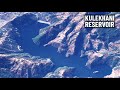 Kulekhani Reservoir aerial *virtual tour. Kulekhani dam Nepal. Kulekhani Hydropower Reservoir