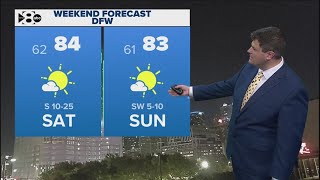 DFW Weather: Rain-free through the weekend