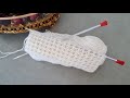Yapmas kolay grnts olay rg modeli  knitting crochet