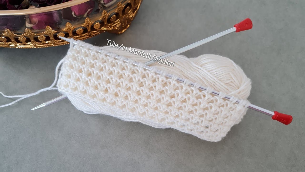 Легко сделать, очень красивый узор для вязания