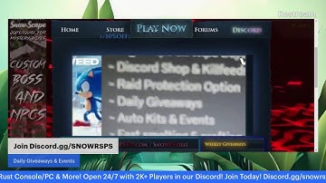 Rust Console servers & PC New Runescape private servers - SnowRSPS