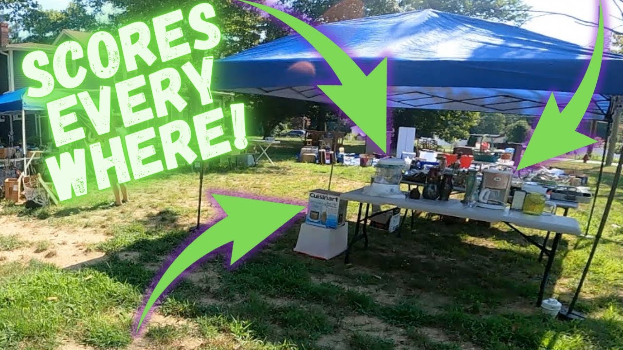 THIS GARAGE SALE HAD EVERYTHING!! YouTube