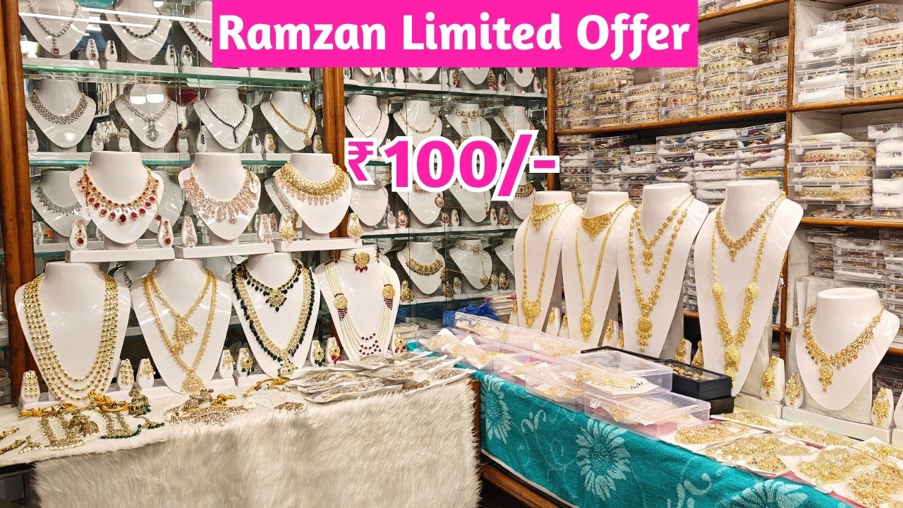 Ramzan Spl Limited Sale | ₹100 1 Grm Gold Jewellery Fingerrings Braclets Mangalsutra Pearls Necksets