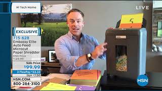 Embassy Elite Auto Feed 90Sheet Microcut Paper Shredder