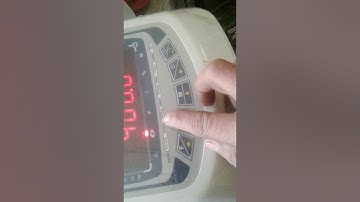 100kg smart weighing scale setting