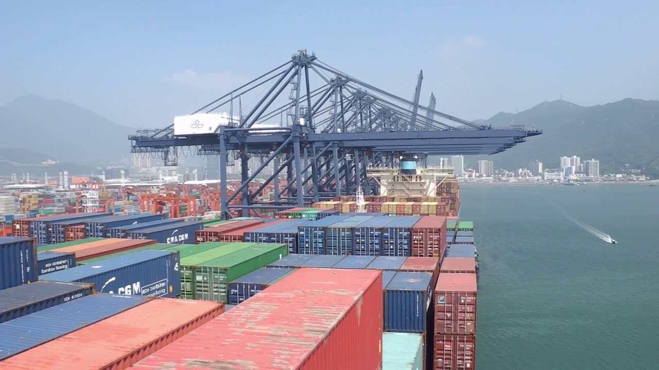 Arriving from South America to the Port of Yantian