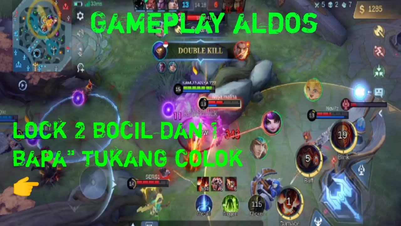 GAMEPLAY ADLOS !! BELAJAR DARI MARKOCOP !! ONE HIT 😲🔥🔥🔥