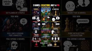 League of Legends vs Minecraft vs Chess 🤯