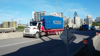 #90 RTL bus, outbound, Montreal South Shore (2019) - A.M., upstream side