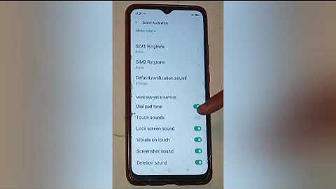 How to off touch sound in oppo a57,off touch sounds setting