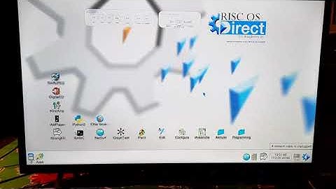 RISC OS running on a Raspberry pi Zero W!!