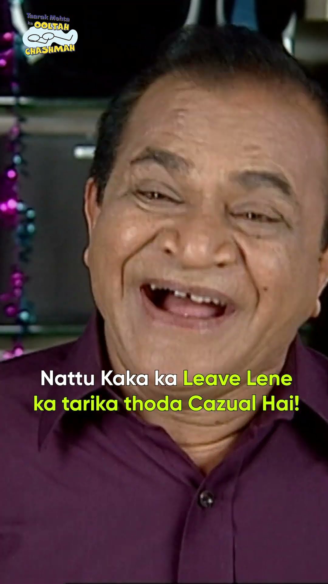 Savage Nattu Kaka!#tmkoc #relatable #comedy  #funny #shorts #reels   #valentinesday #funnyvideo