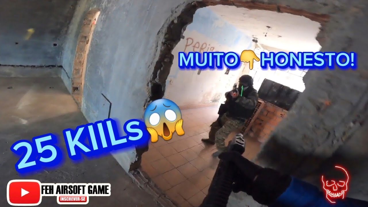 Game play airsoft mat3i 25 no campo Galpao airsoft
