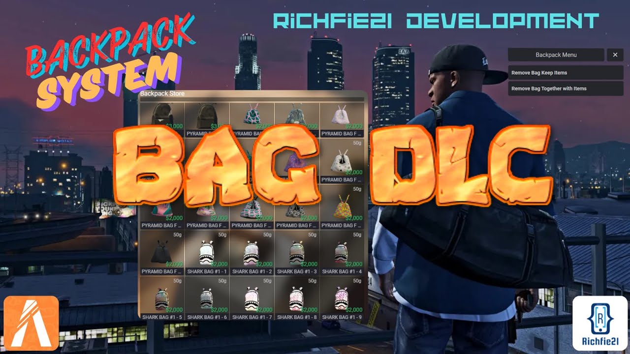 Backpack System & New Bag DLC - YouTube