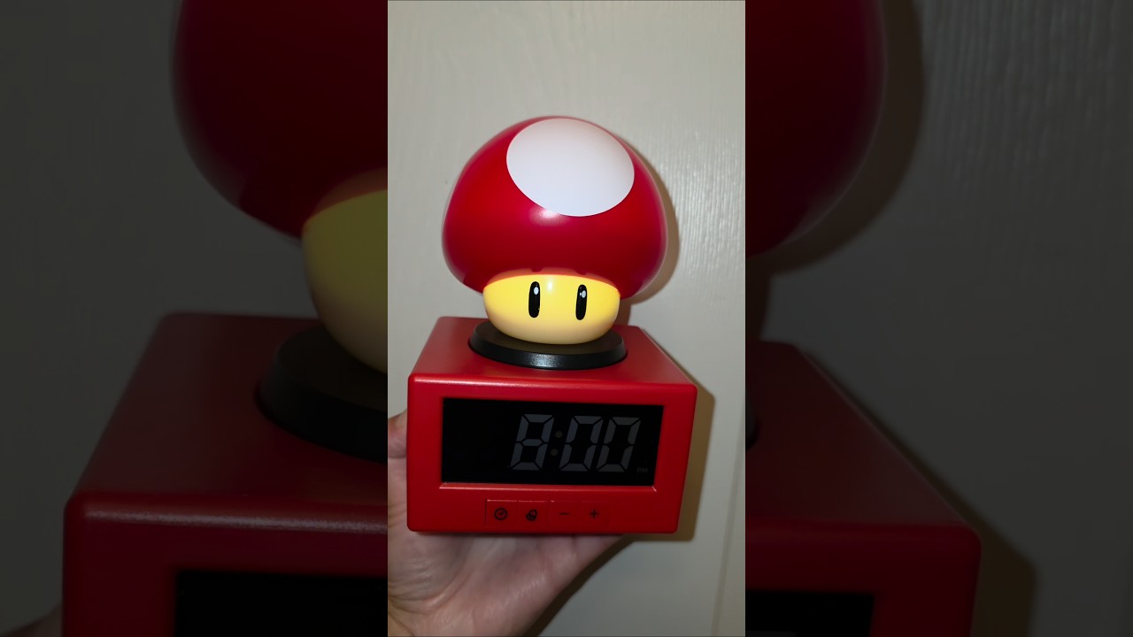 Super Mario Super Mushroom Alarm Clock - YouTube