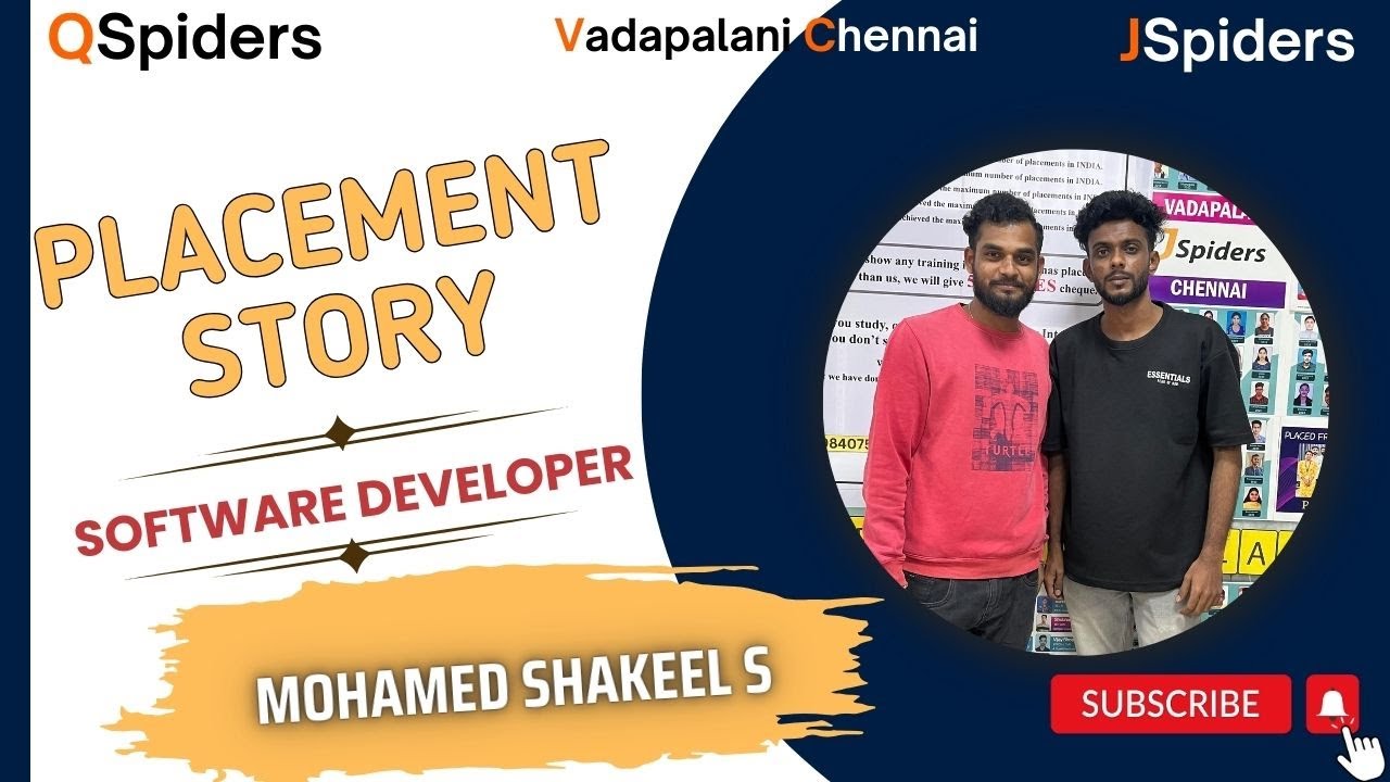Shakeel Software Success story of Mr.MOHAMED SHAKEEL S as a software Engineer Qspiders ...