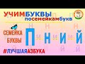 ЛУЧШАЯ АЗБУКА   Семейка буквы П  #УЧИМбуквыпосемейкамбукв #ТатьянаБокова