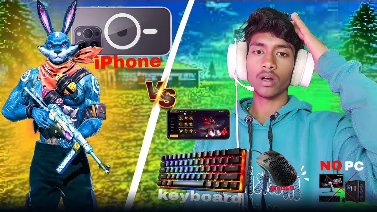 📱 Mobile vs ⌨️ Keyboard Mouse vs 🍎 iPhone 🔥 | Custom Room Pro Players Clash | Mr Nayak