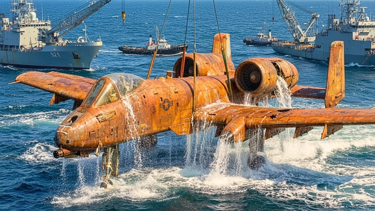 ️ Salvaging & Restoring the A-10 “Tank Killer” from Ocean Depths - YouTube