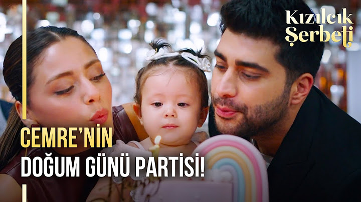 Cemre bebeğin doğum günü tüm aileyi bir araya getirdi! | Kızılcık Şerbeti 69. Bölüm