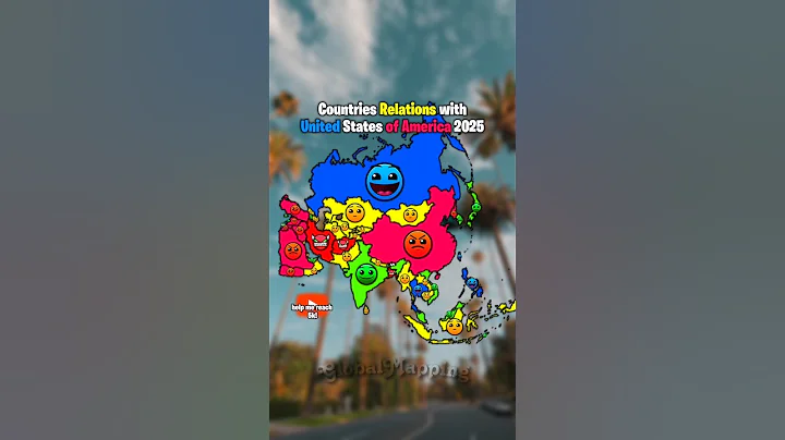 countries relations with United States of America 2025 #maps #geography #mapper #fypviralシ #popular