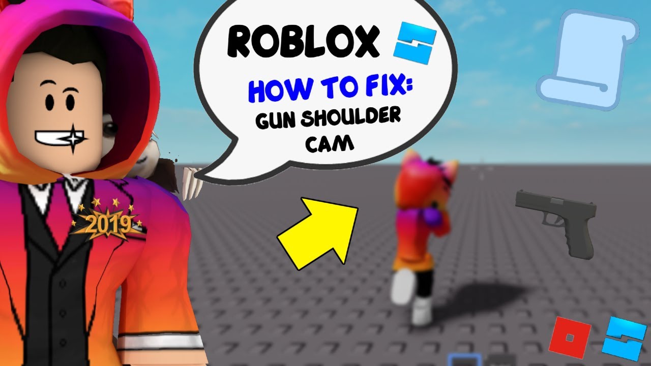 Roblox Studio How To Fix The Shoulder Camera On The New Roblox Guns Within 7 Minutes Youtube - roblox camera fix