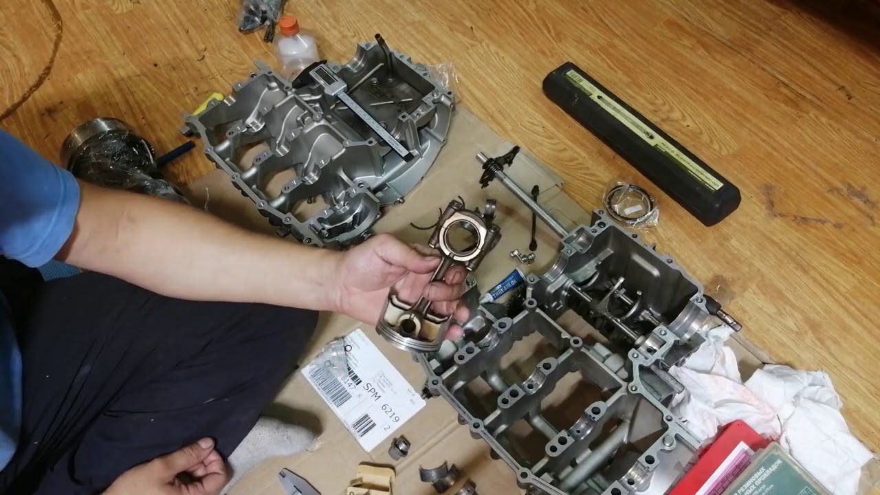 Кавасаки ZX 600 RR  636 сборка двигателя