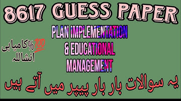 8617 guess paper smestr autumn 2022!8617 guess paper