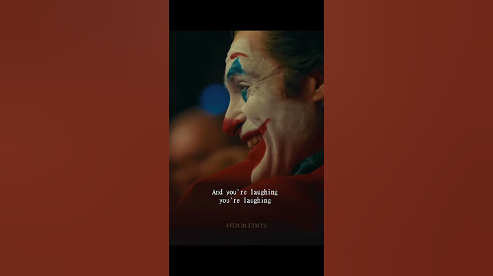 "You Get What You F*cking Deserve" - Joker